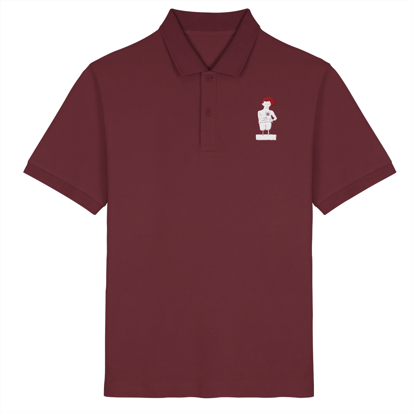 Connecting Embroidery - Organic Poloshirt (Stick)
