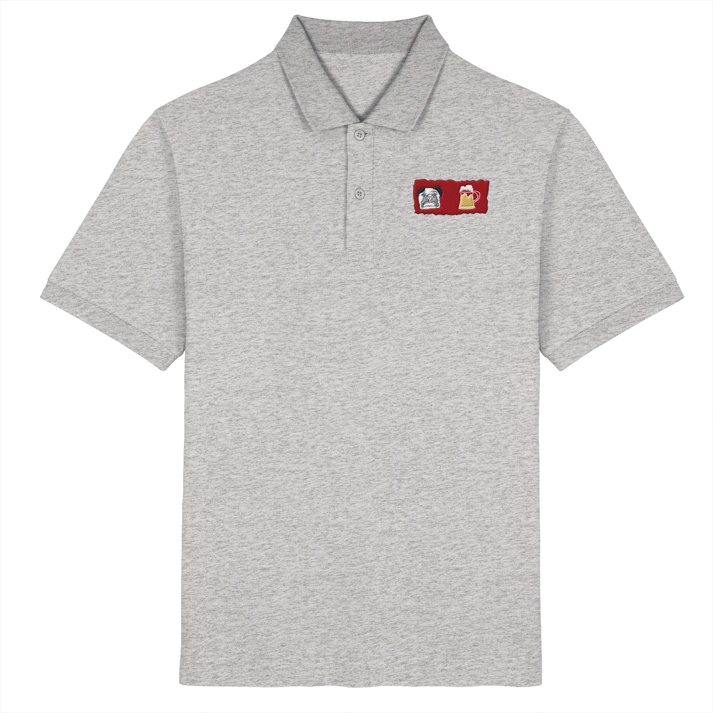 Bark and Brew Embroidery - Organic Poloshirt (Stick)