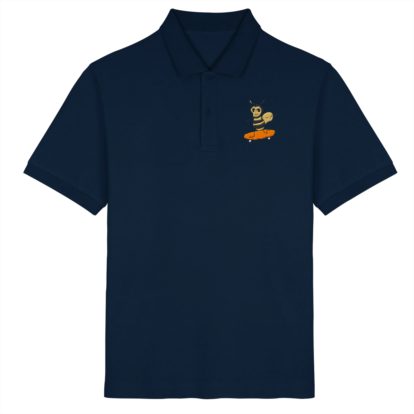 Rolling Bee - Organic Poloshirt (Stick)
