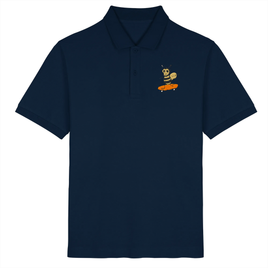 Rolling Bee - Organic Poloshirt (Stick)