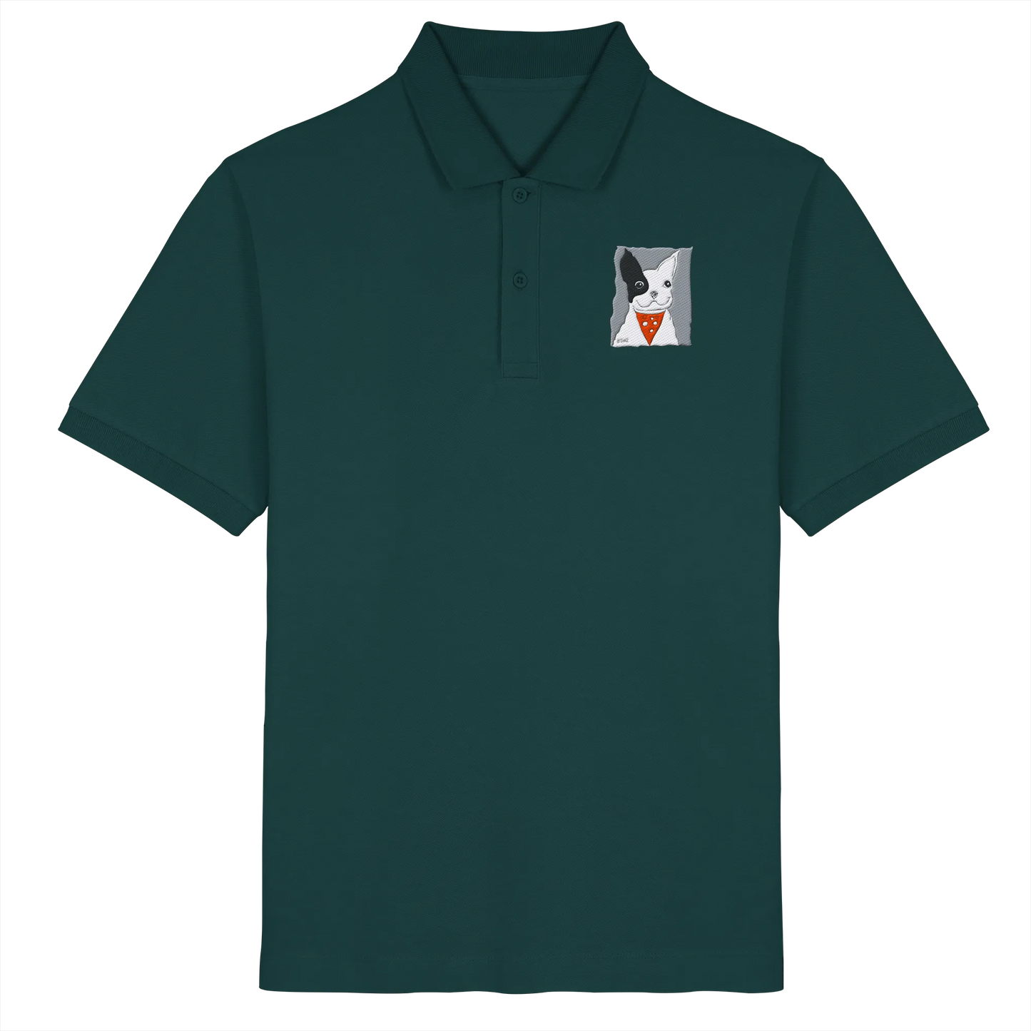 Diez Embroidery - Organic Poloshirt (Stick)