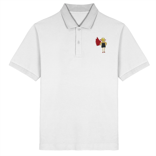 Anger Alchemist Embroidery - Organic Poloshirt (Stick)