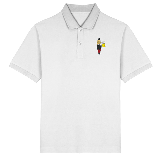 Pinocchio Embroidery - Organic Poloshirt (Stick)