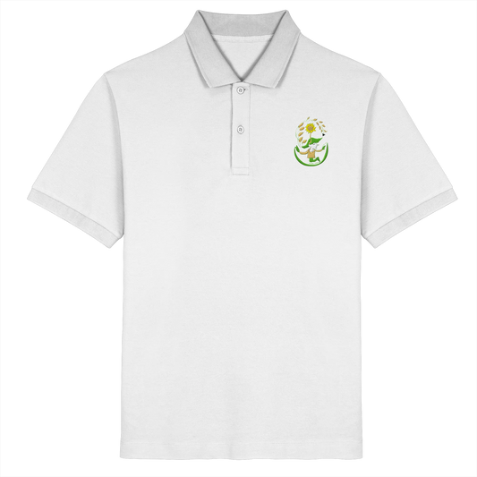 Hooded hope embroidery - Organic Poloshirt (Stick)