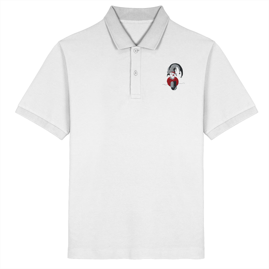 Blue Clown - Organic Poloshirt (Stick)