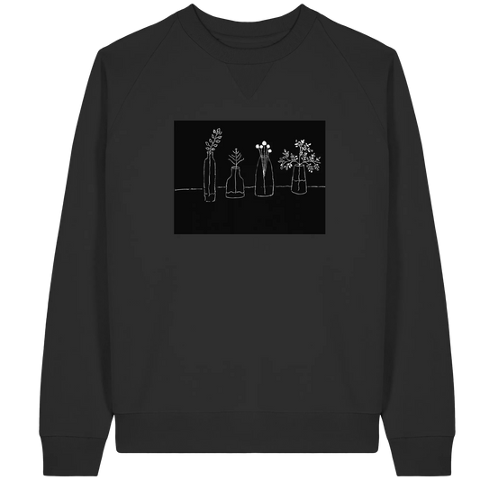 Flowers! - Organic Raglan Sweatshirt