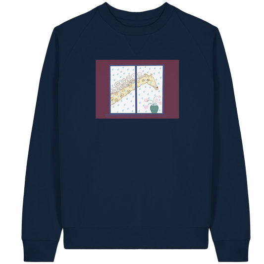 Giraffe  - Organic Raglan Sweatshirt