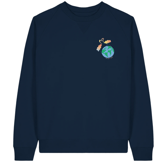 Love you Earth! - Organic Raglan Sweatshirt