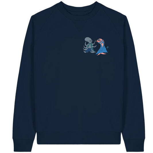 Octopus Dialogue - Organic Raglan Sweatshirt