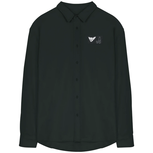 Aragh Sagi Embroidery - Organic Relaxed Button-Up Shirt