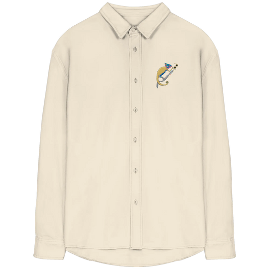 Don't call me Embroidery - Organic Relaxed Button-Up Shirt