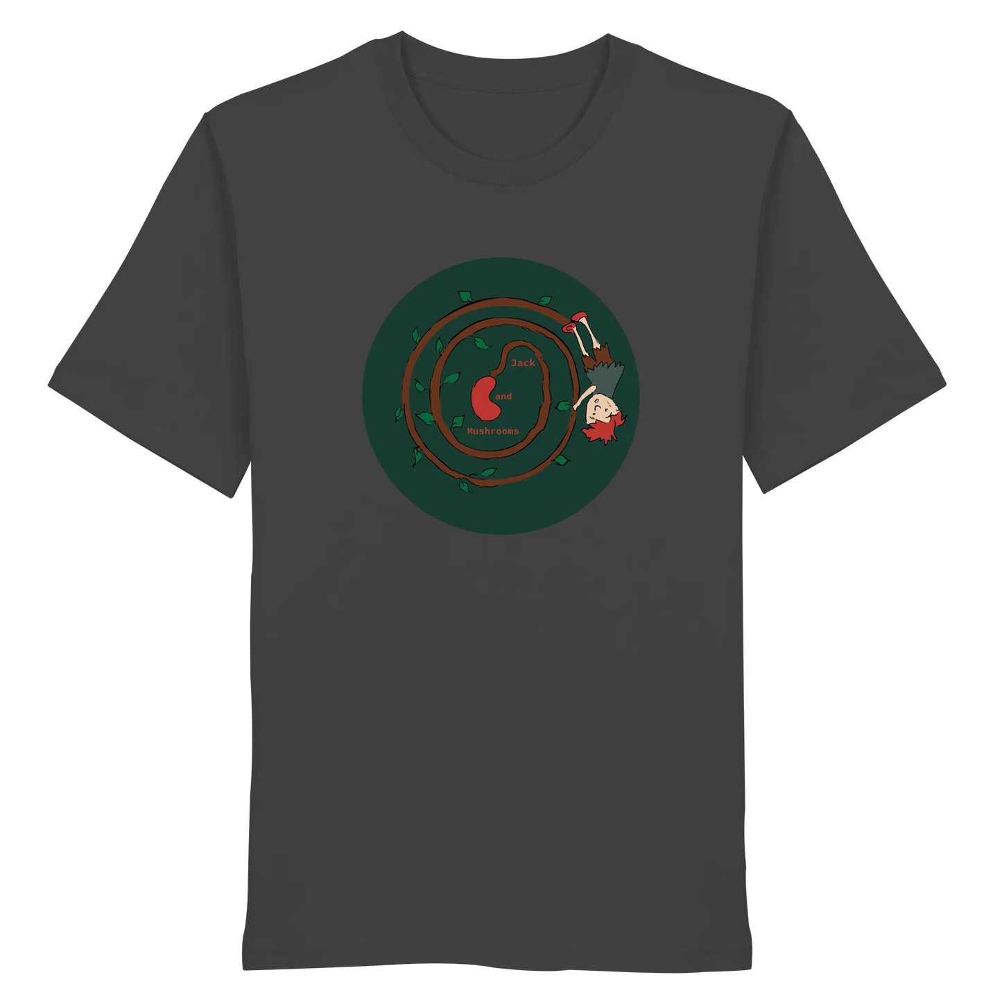 Jack and mushrooms! - midweight regular - Organic Shirt