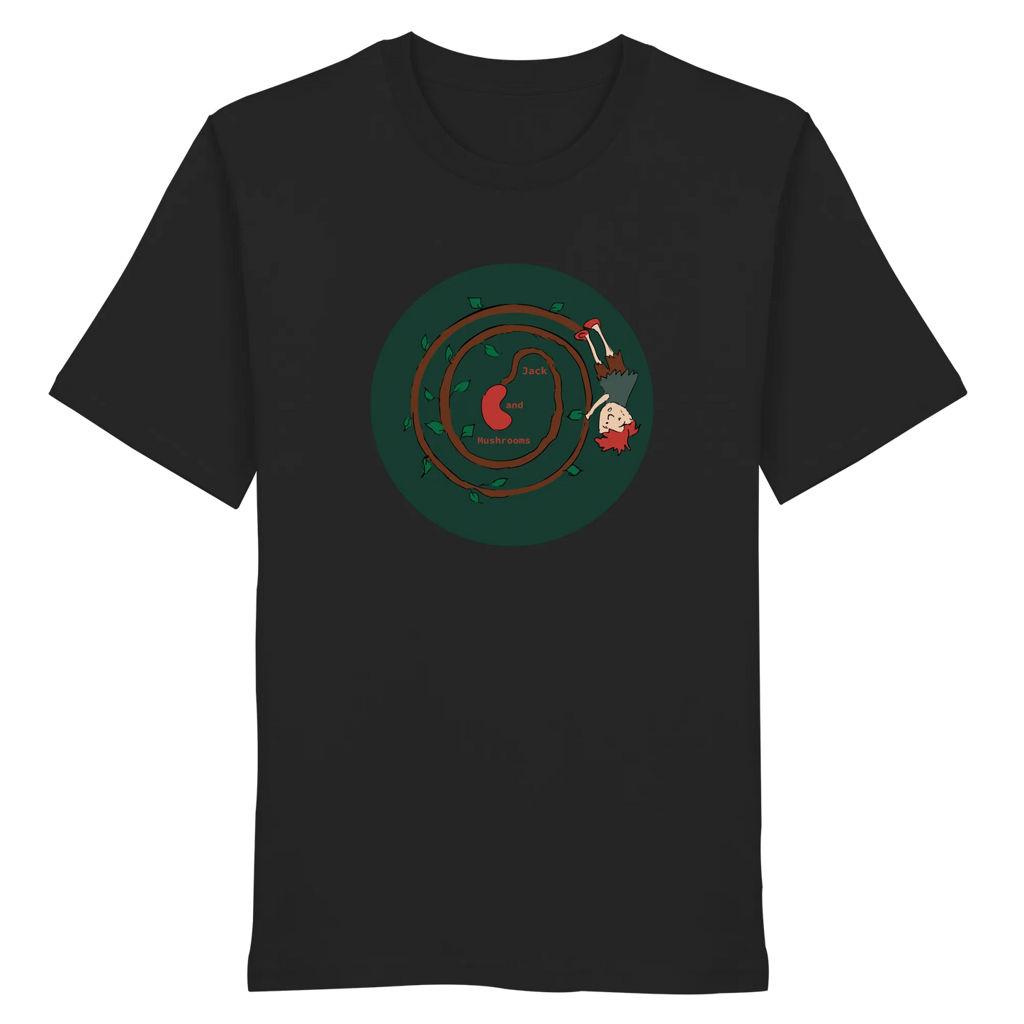 Jack and mushrooms! - midweight regular - Organic Shirt