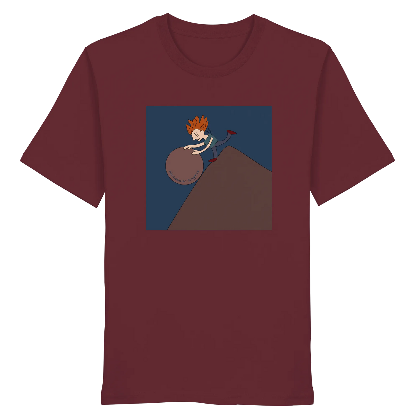 workaholic Sisyphus - Midweight regular fit -organic shirt