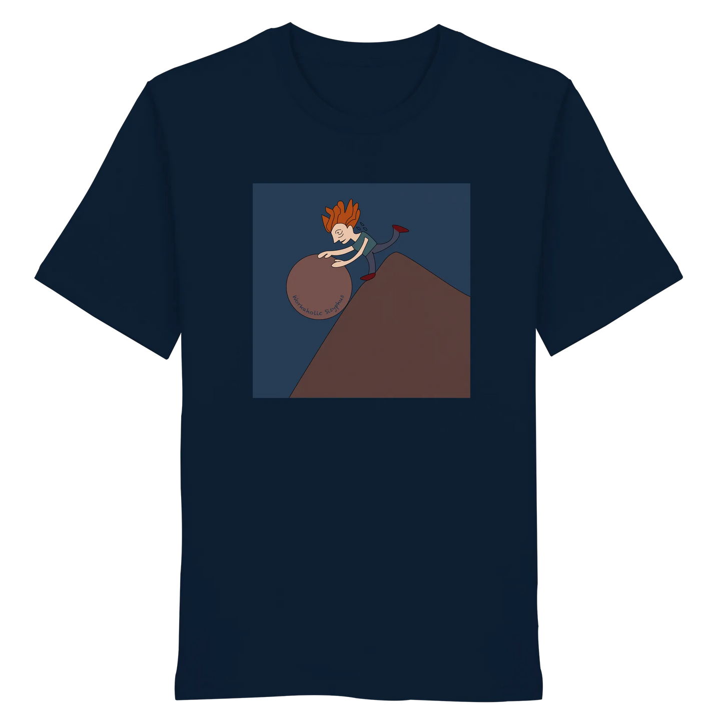 workaholic Sisyphus - Midweight regular fit -organic shirt