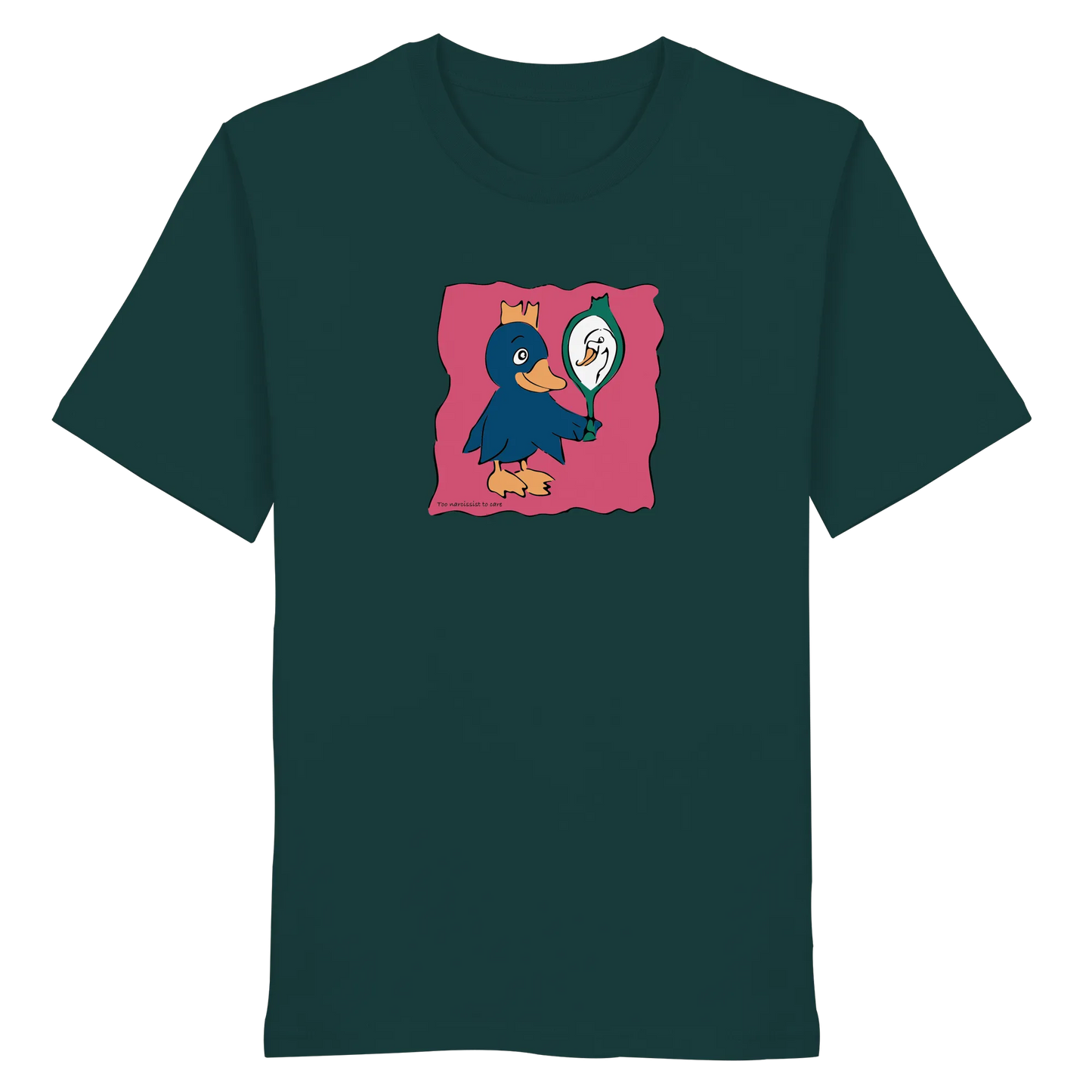 too Narcissist to care - midweight regular fit - Organic Shirt