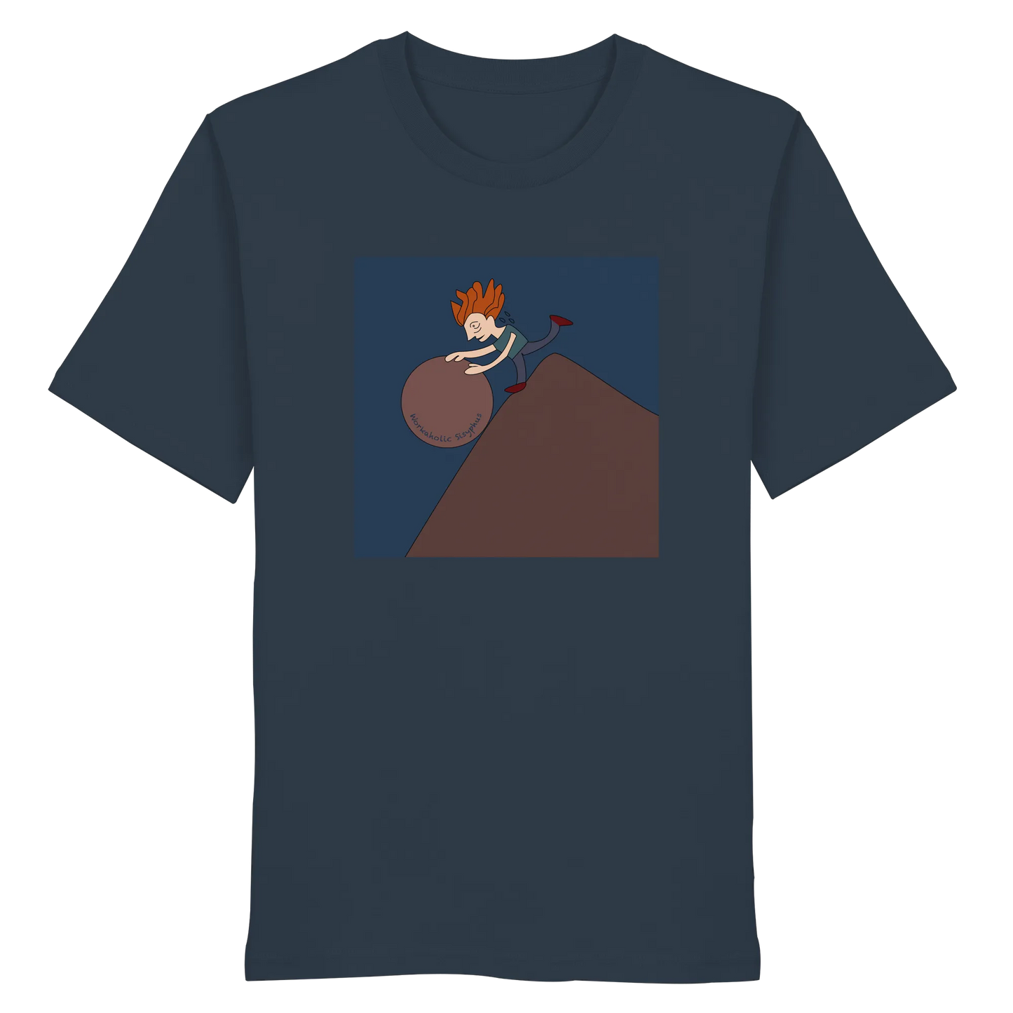 workaholic Sisyphus - Midweight regular fit -organic shirt