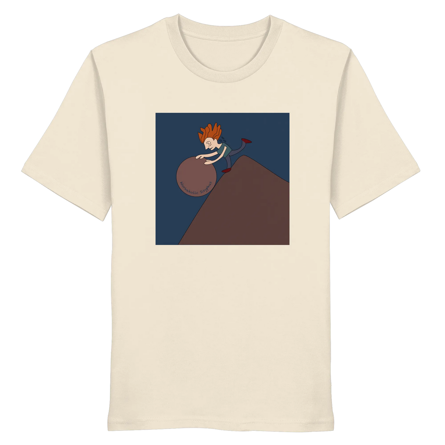 workaholic Sisyphus - Midweight regular fit -organic shirt
