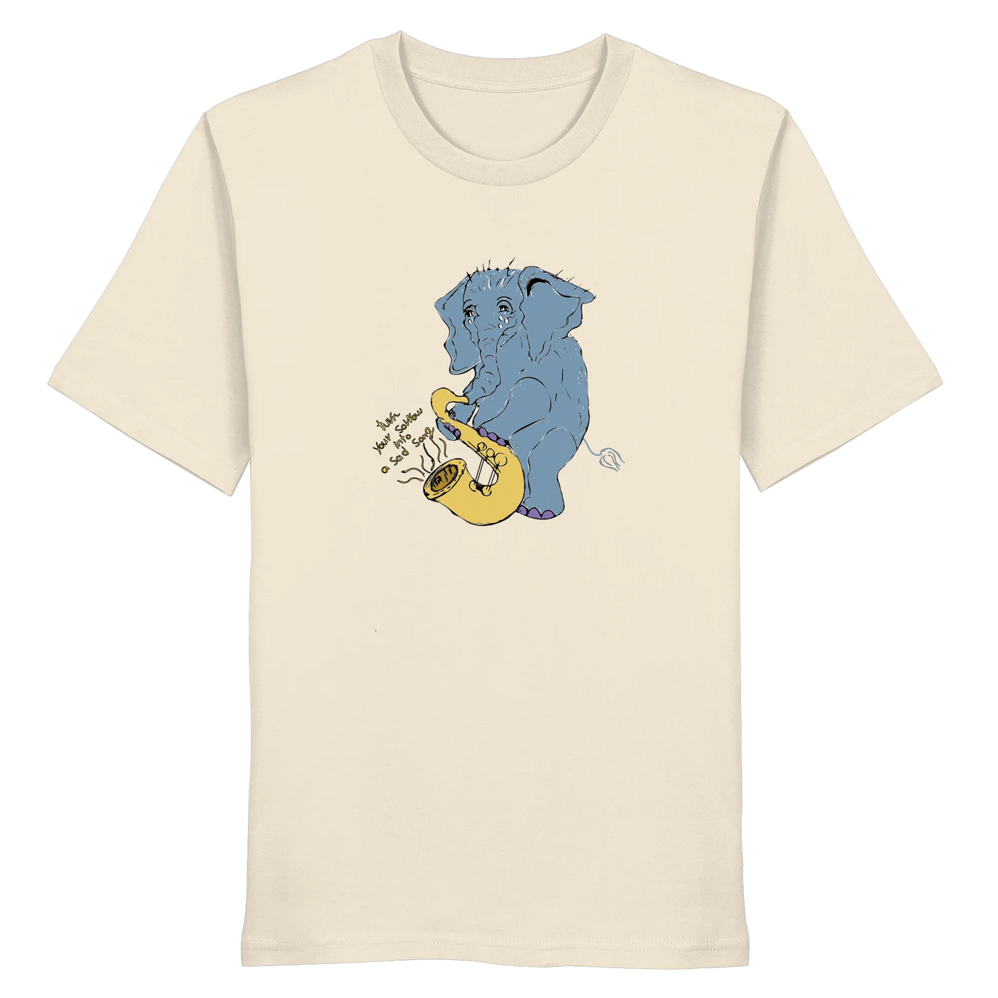 A sad Elephant  -Midweight Regular Fit -  Organic Shirt