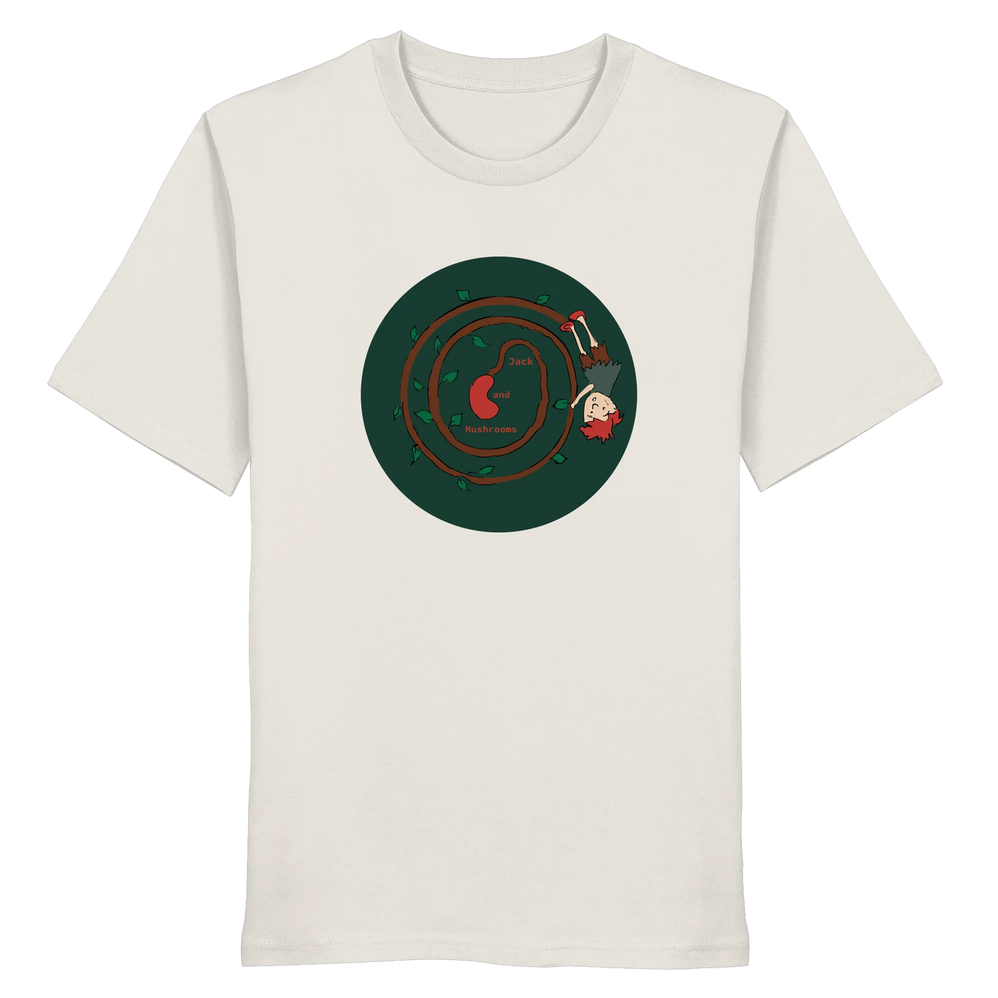 Jack and mushrooms! - midweight regular - Organic Shirt