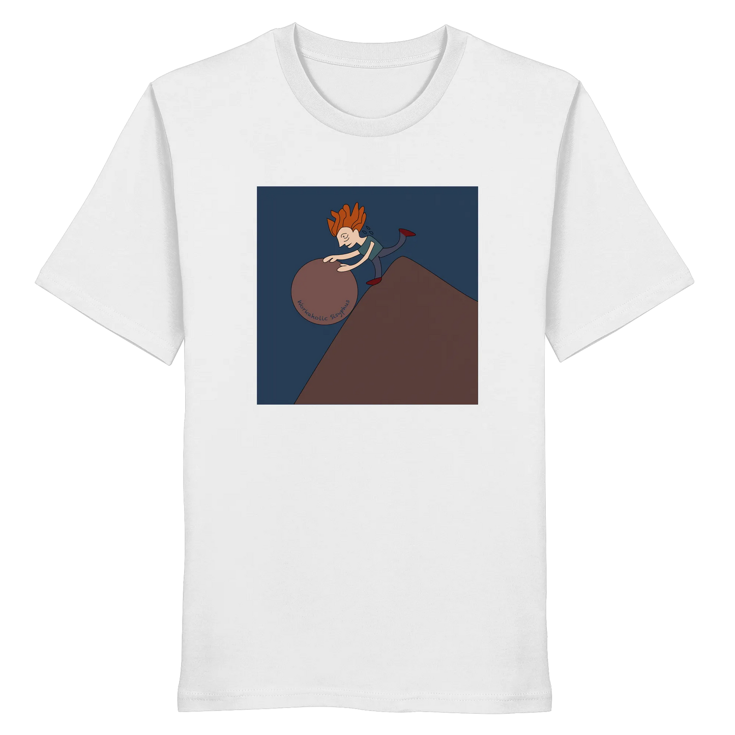 workaholic Sisyphus - Midweight regular fit -organic shirt