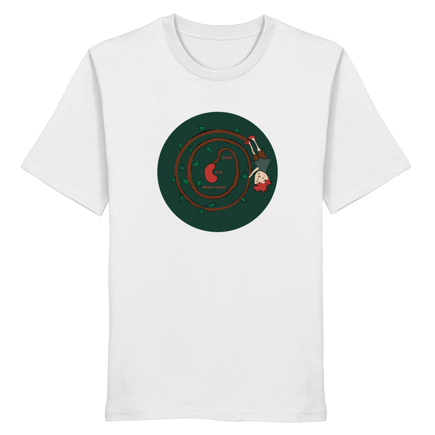 Jack and mushrooms! - midweight regular - Organic Shirt
