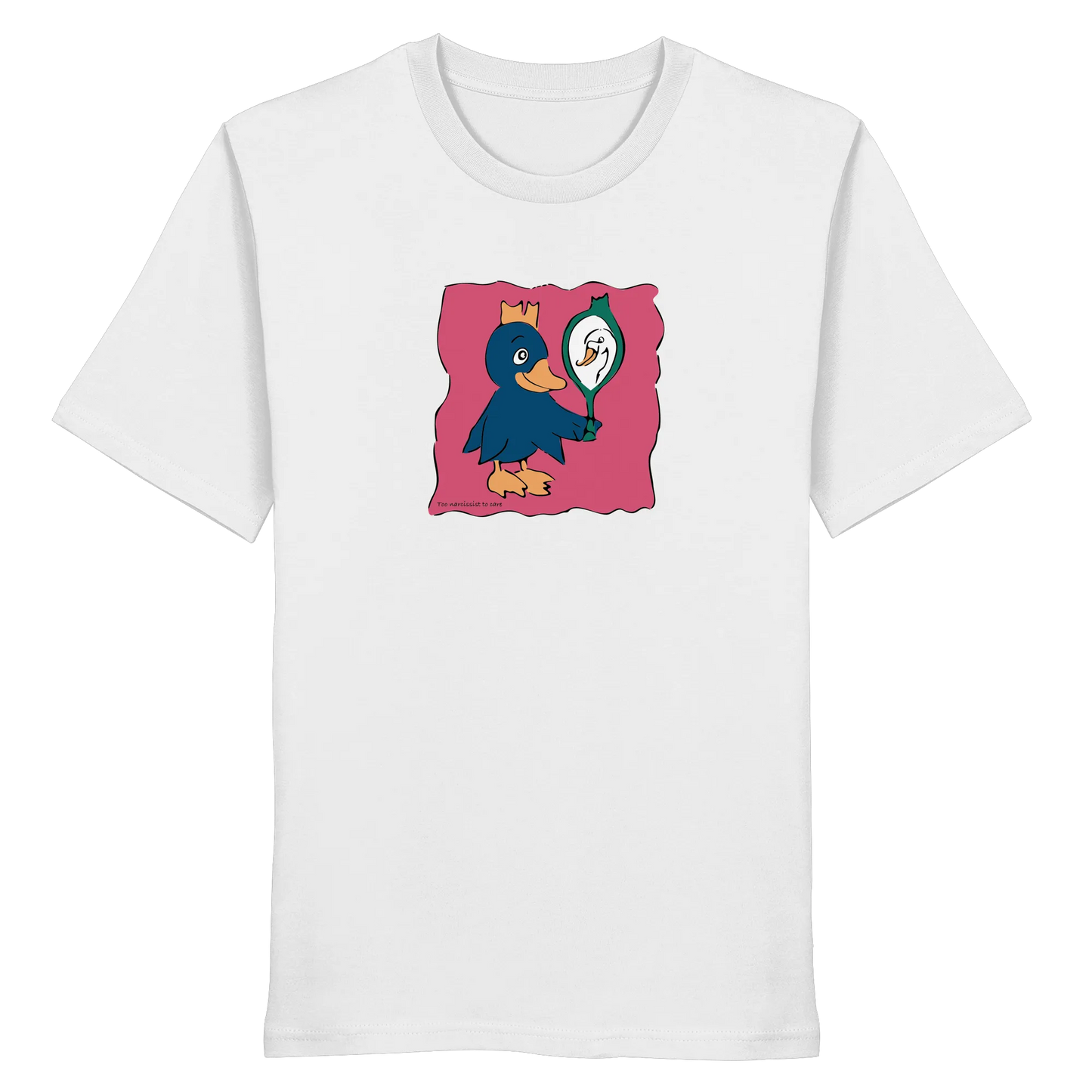 too Narcissist to care - midweight regular fit - Organic Shirt