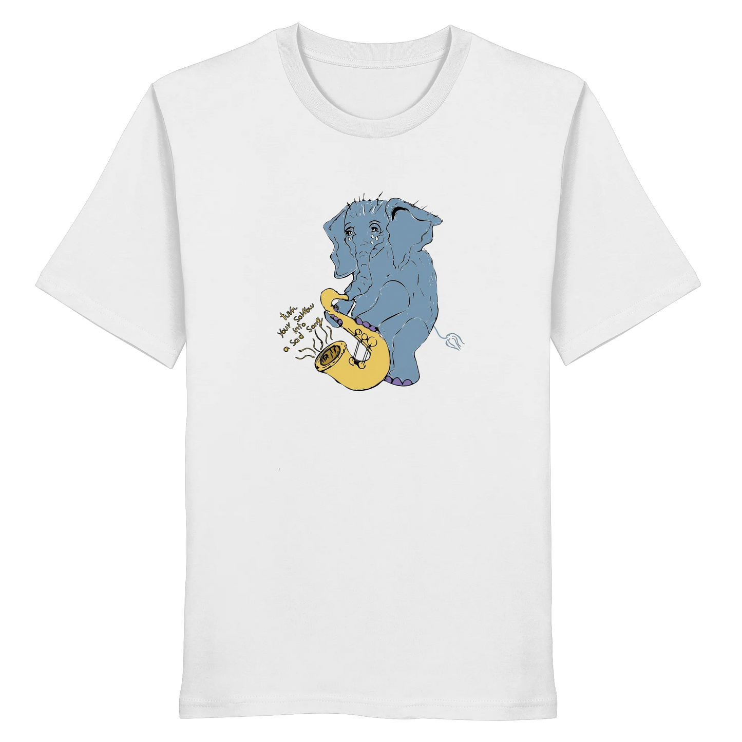 A sad Elephant  -Midweight Regular Fit -  Organic Shirt
