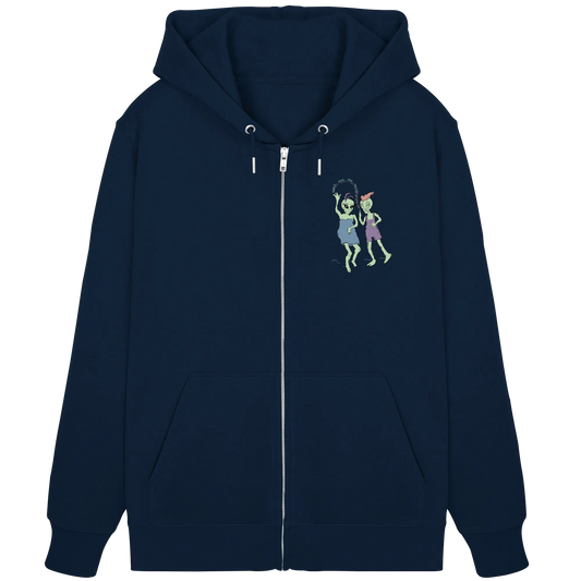 Dancing Aliens! - Organic Zipper