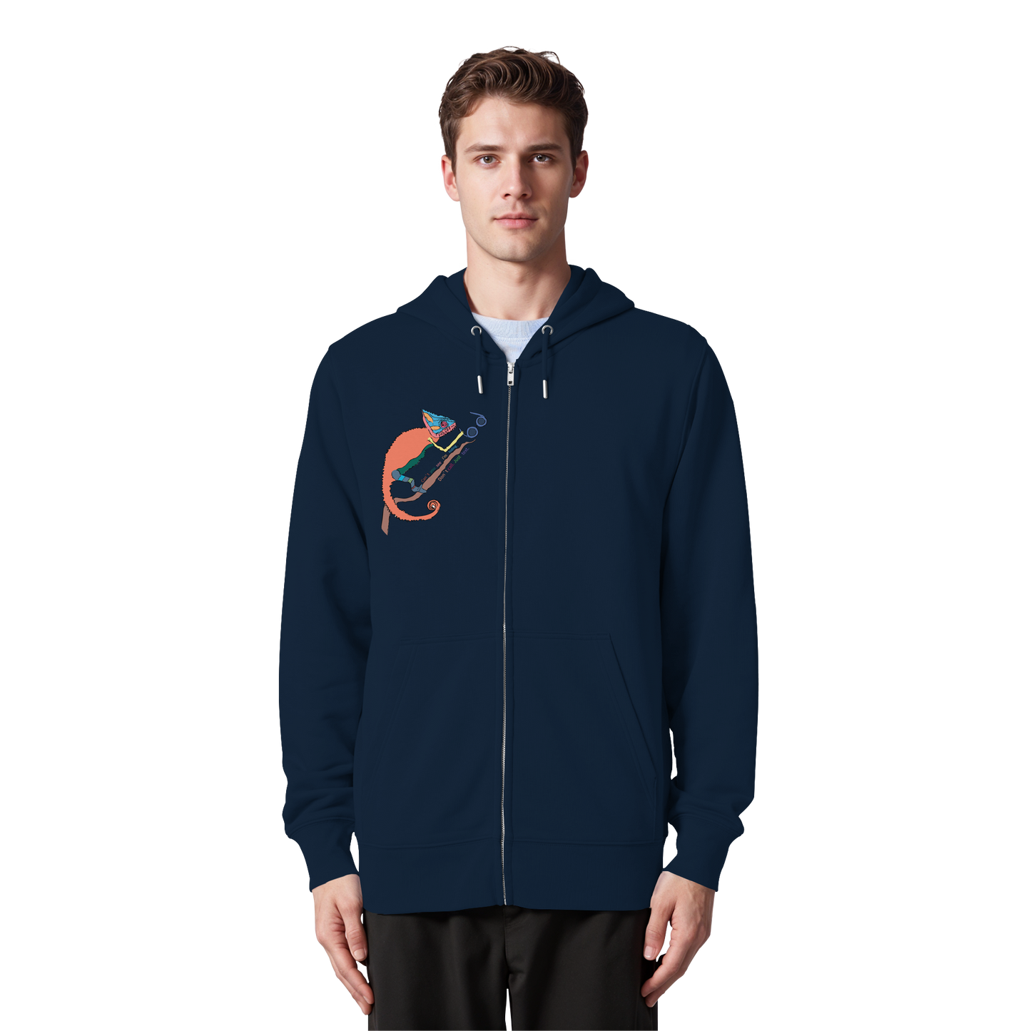 Don't call me - Organic Zipper