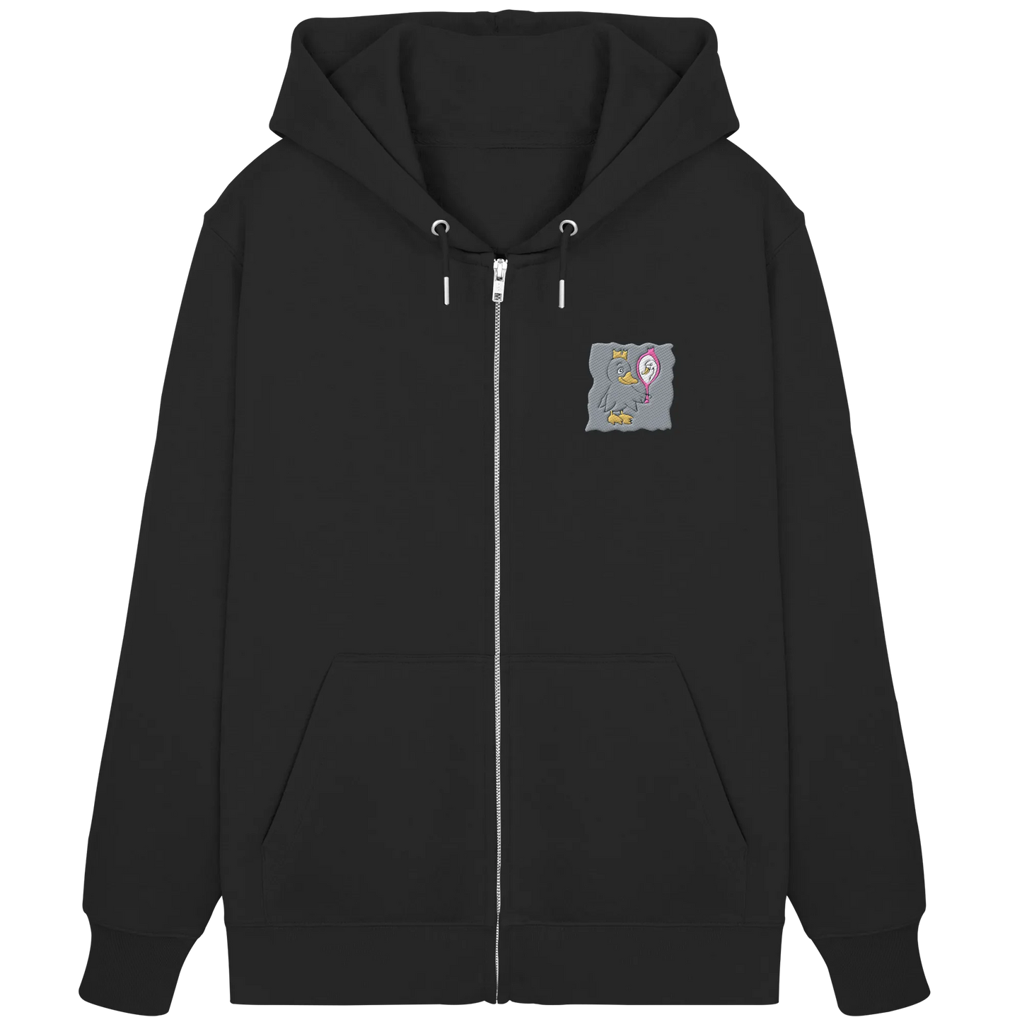 too Narcissist to care/ Embroidery - Organic Zipper (Stick)