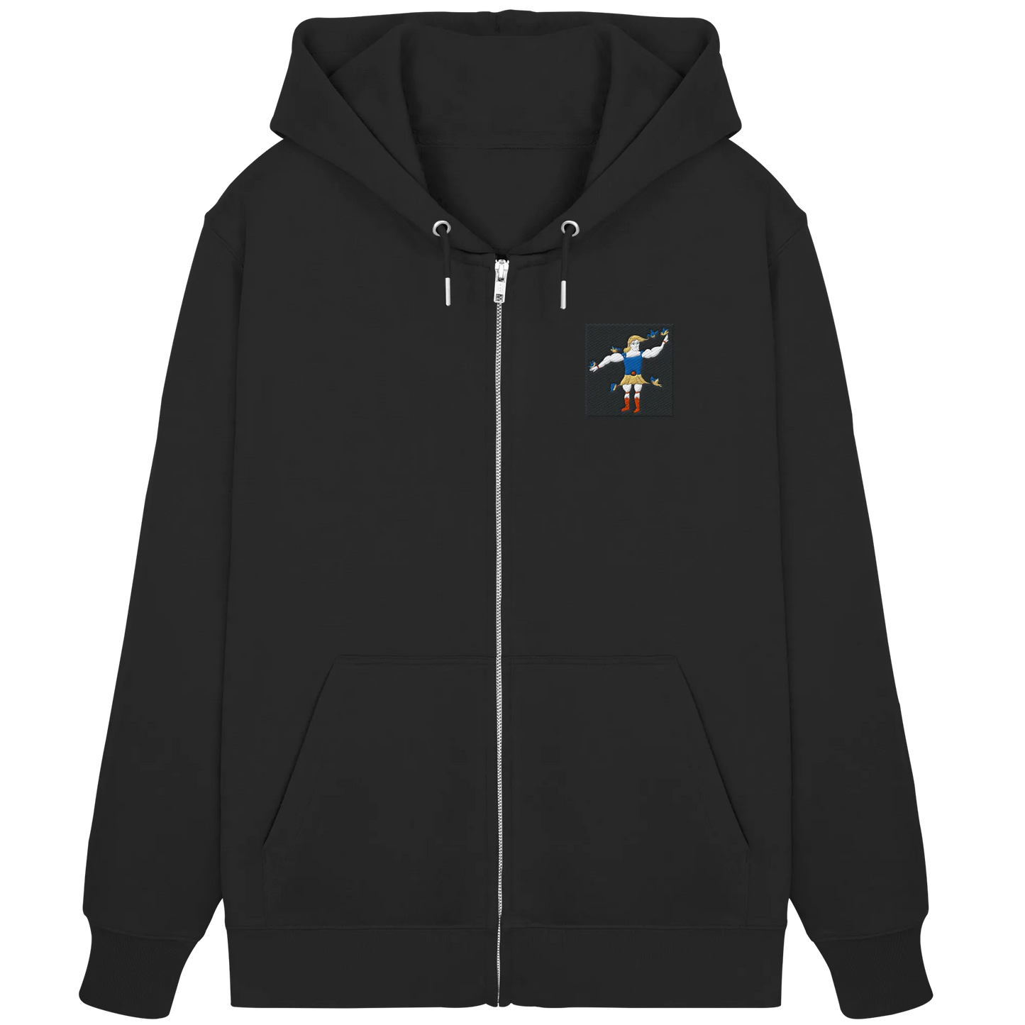 Hercules Embroidery - Organic Zipper (Stick)