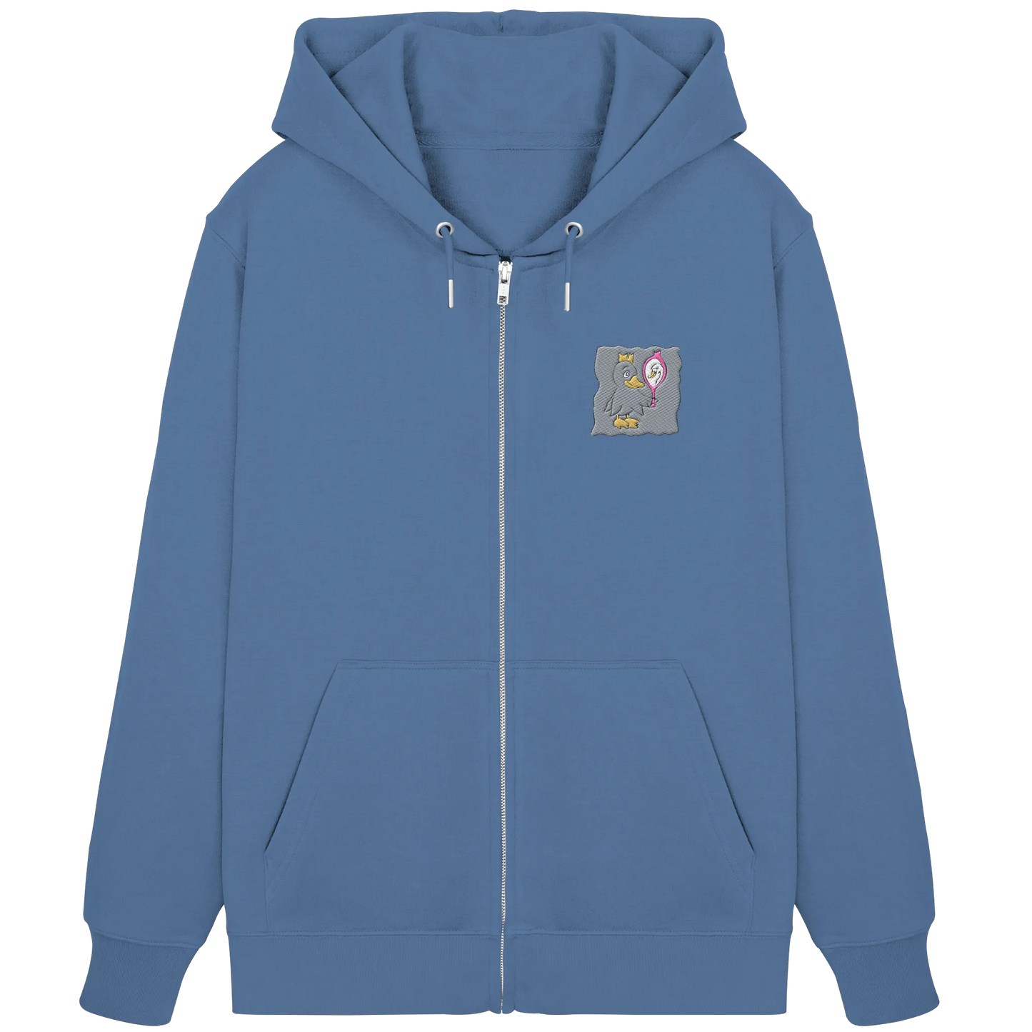 too Narcissist to care/ Embroidery - Organic Zipper (Stick)