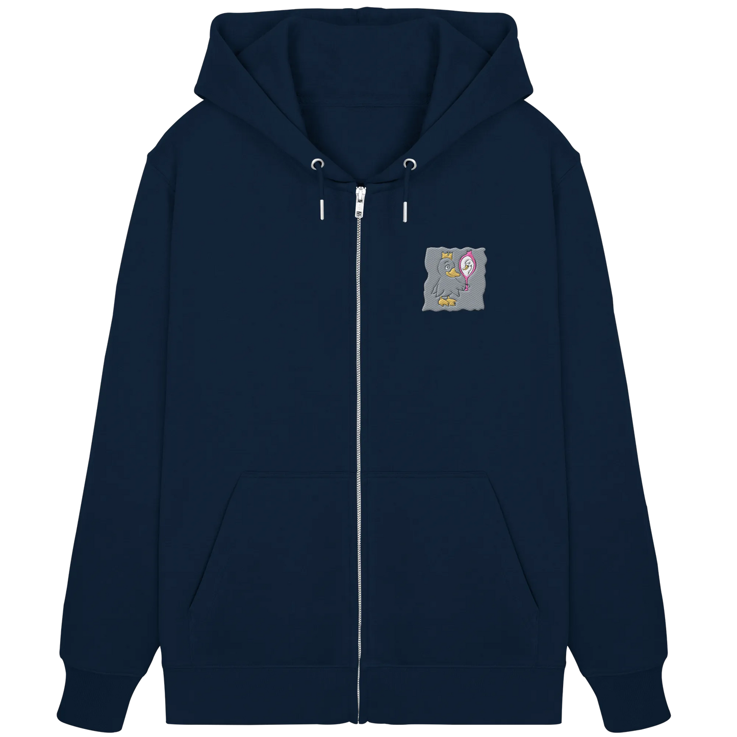 too Narcissist to care/ Embroidery - Organic Zipper (Stick)
