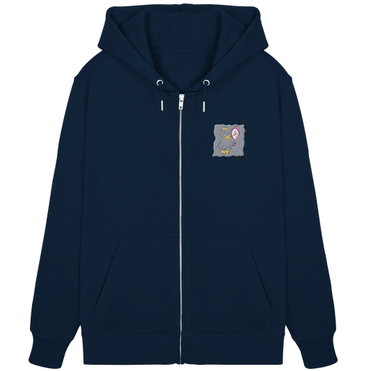 too Narcissist to care/ Embroidery - Organic Zipper (Stick)