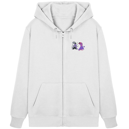 Octopus embroidery - Organic Zipper (Stick)