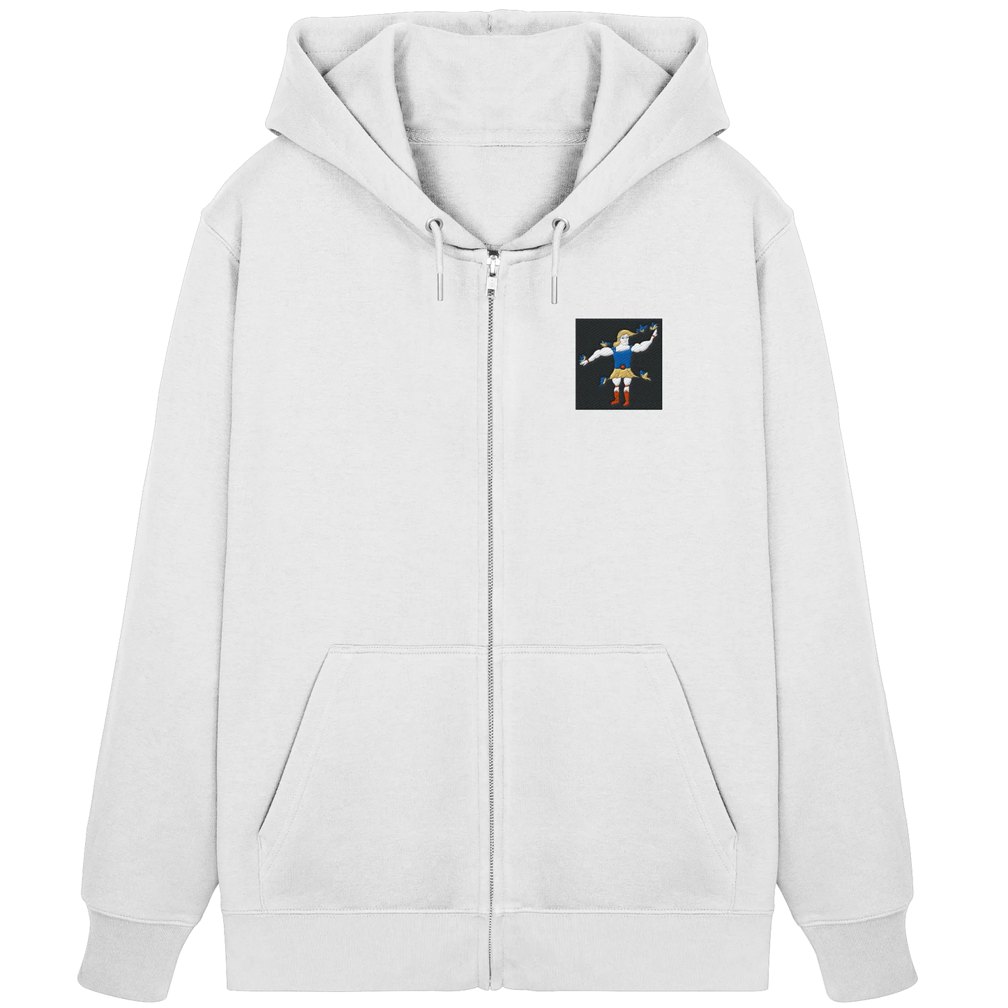 Hercules Embroidery - Organic Zipper (Stick)