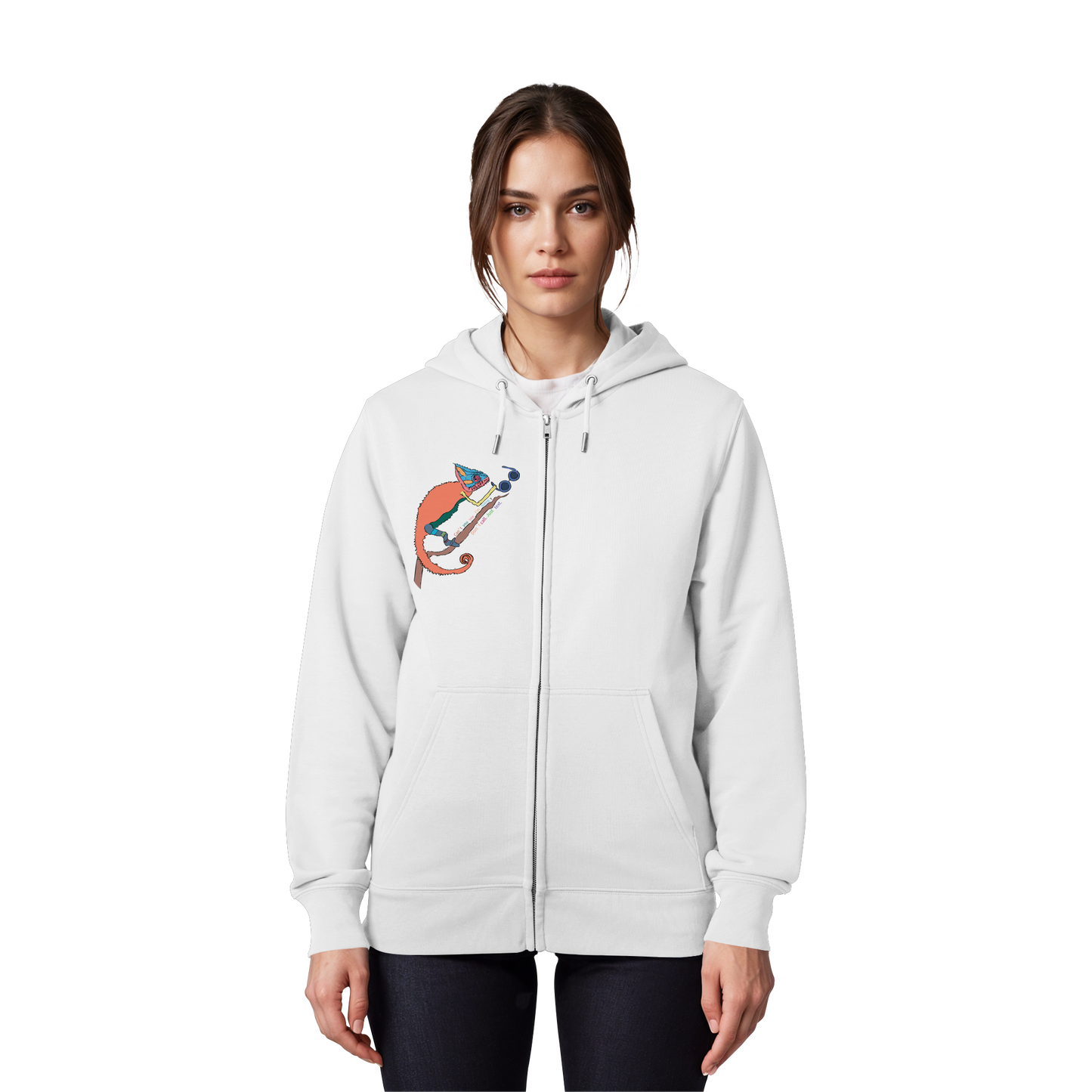 Don't call me - Organic Zipper