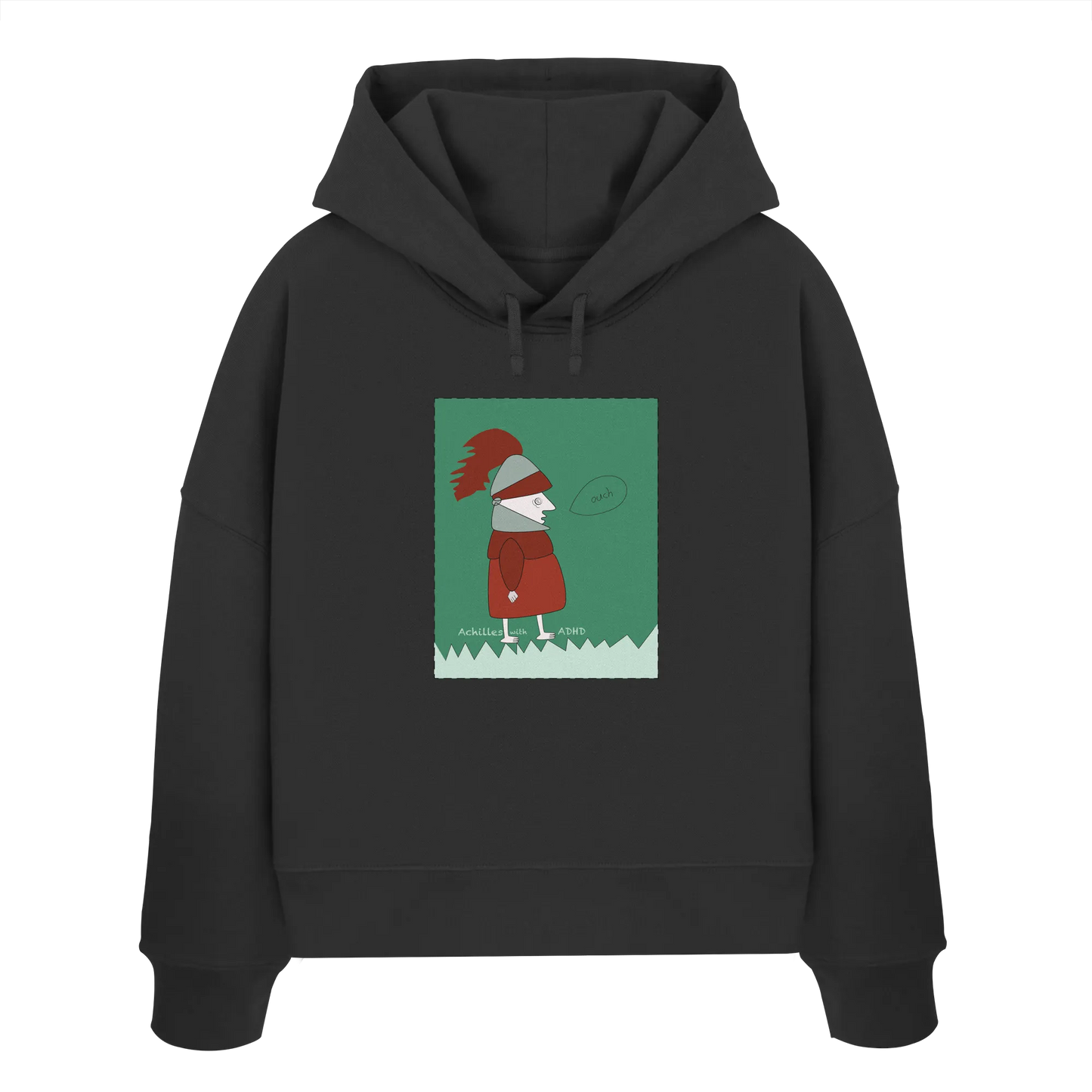 ADHD - Womens Organic Boxcut Hoodie