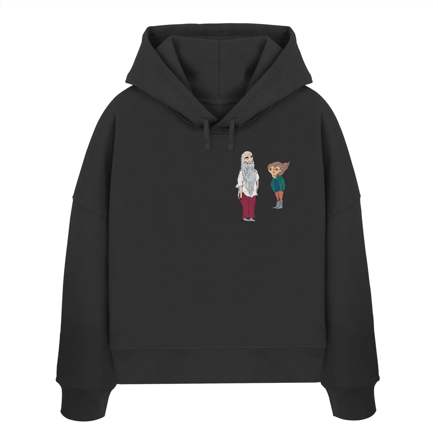 Darwin - Womens Organic Boxcut Hoodie