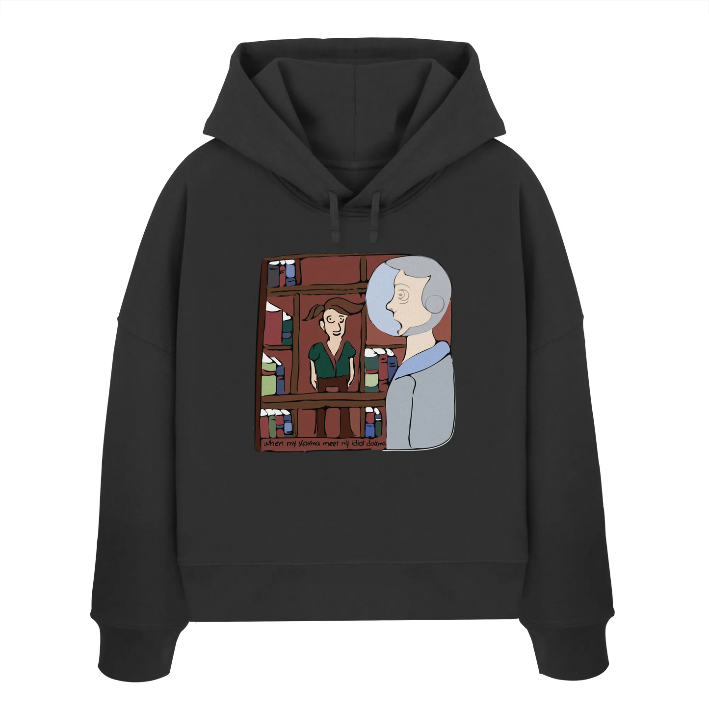 Karma Darma - Womens Organic Boxcut Hoodie