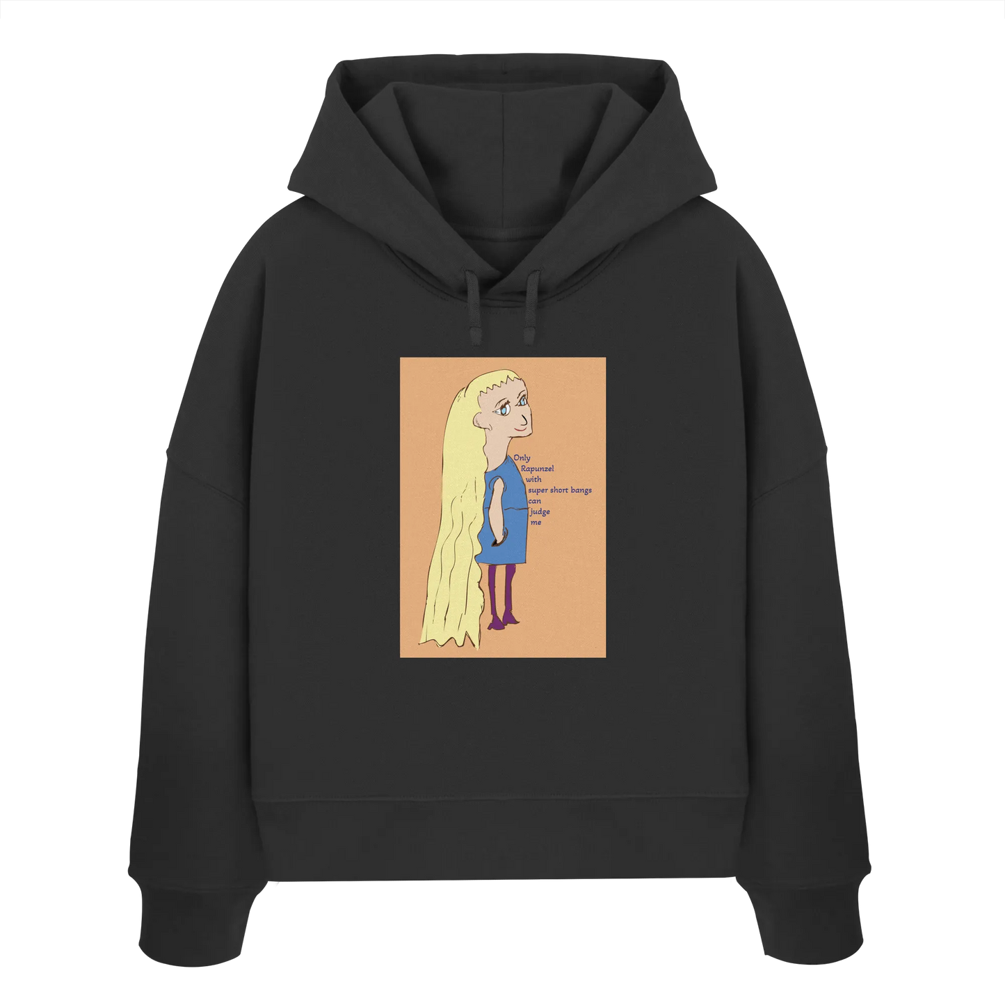 rapunzel - Womens Organic Boxcut Hoodie