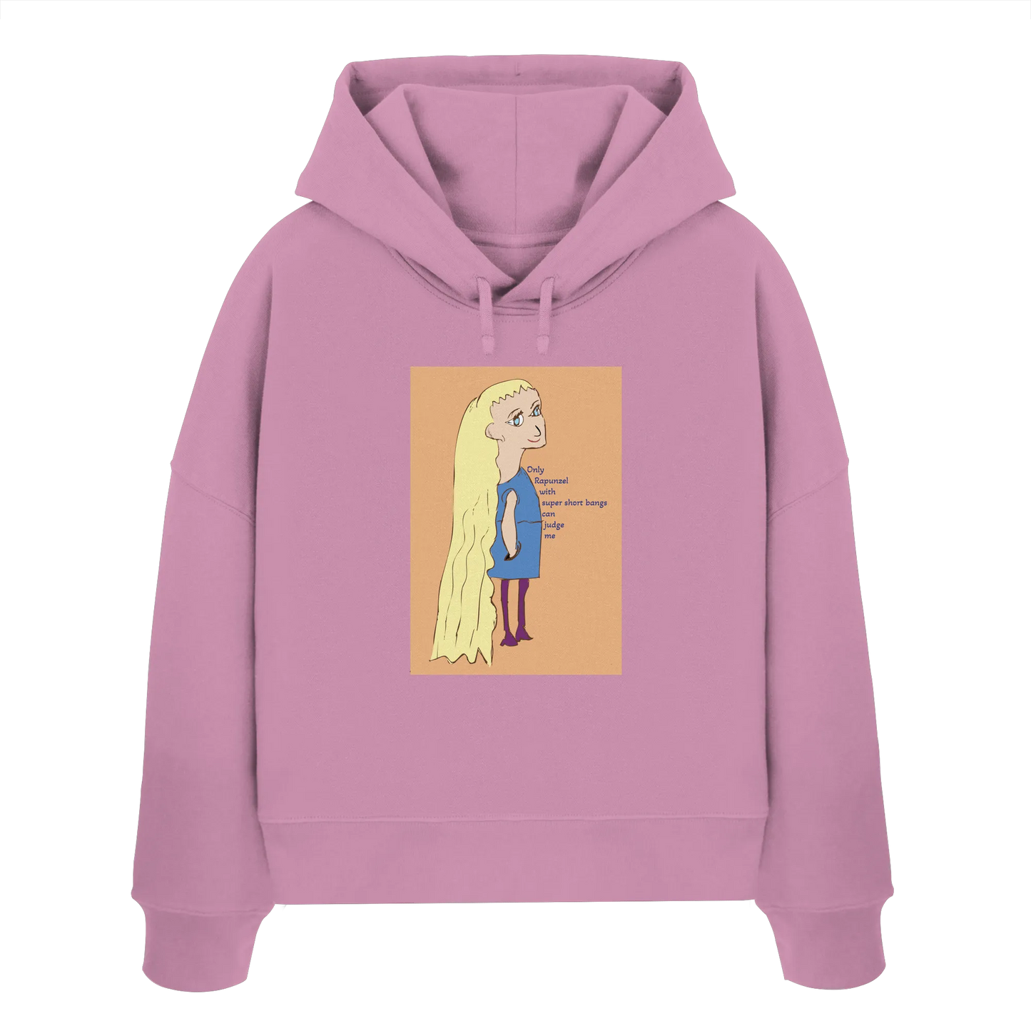 rapunzel - Womens Organic Boxcut Hoodie