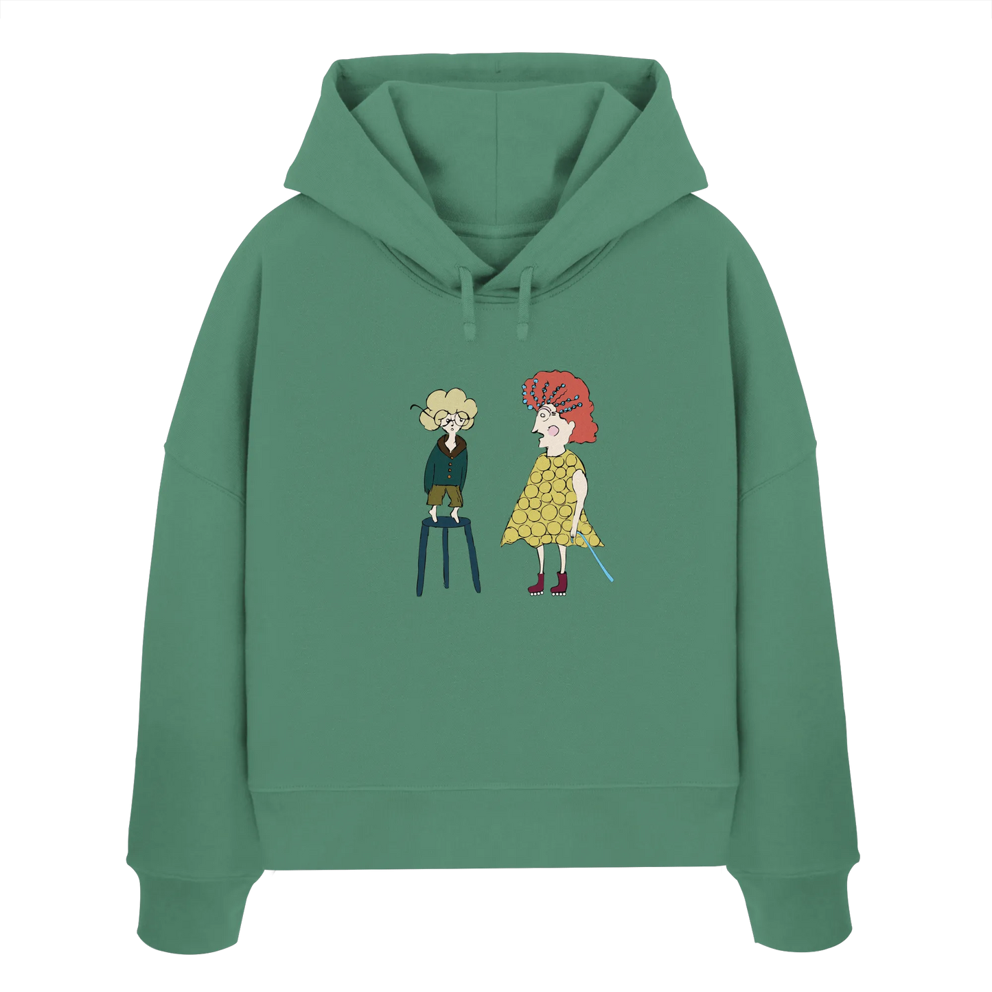 Grandma - Womens Organic Boxcut Hoodie