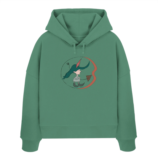 Inner Robin - Womens Organic Boxcut Hoodie