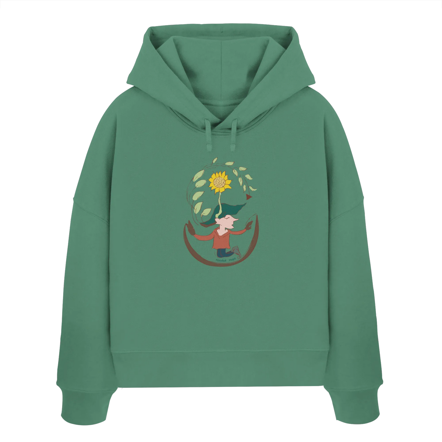 Hooded Hope - Womens Organic Boxcut Hoodie