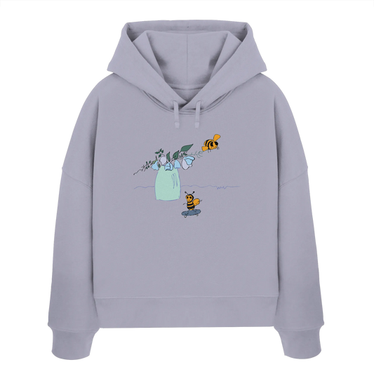 BEES - Womens Organic Boxcut Hoodie