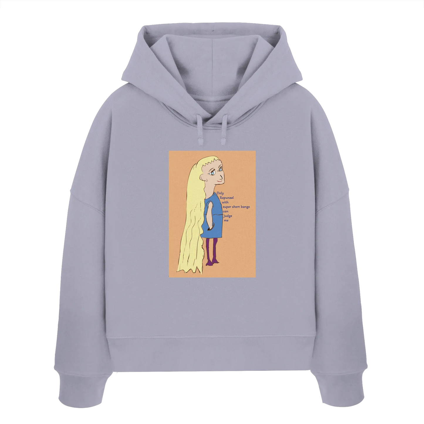 rapunzel - Womens Organic Boxcut Hoodie