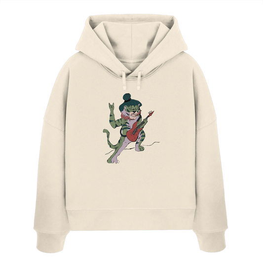Rockstar! - Womens Organic Boxcut Hoodie