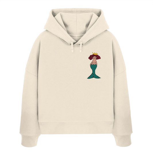 Mermaid - Womens Organic Boxcut Hoodie